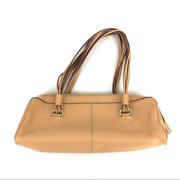 Kate Spade Camel Pebbled Leather Satchel - Picture 11 of 12